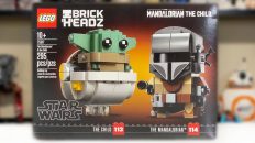 LEGO BRICKHEADZ Video Review 75317 The Mandalorian and The Child