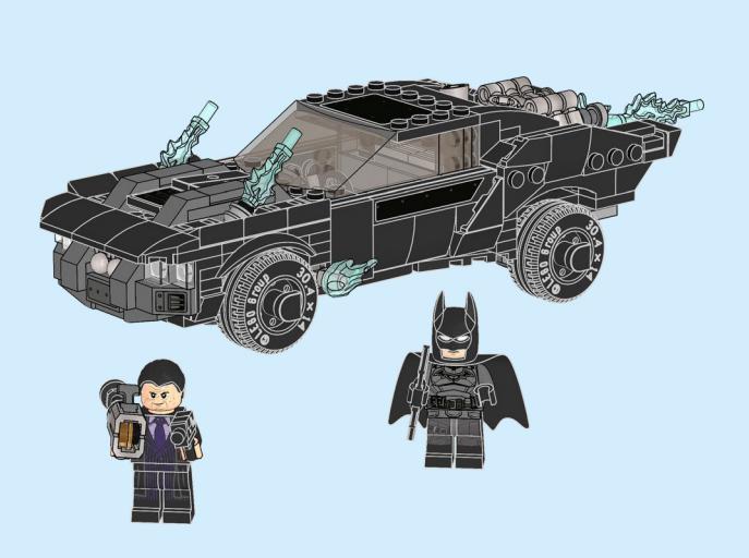 LEGO DC COMICS SUPER HEROES 76181 Batmobile The Penguin Chase Instructions